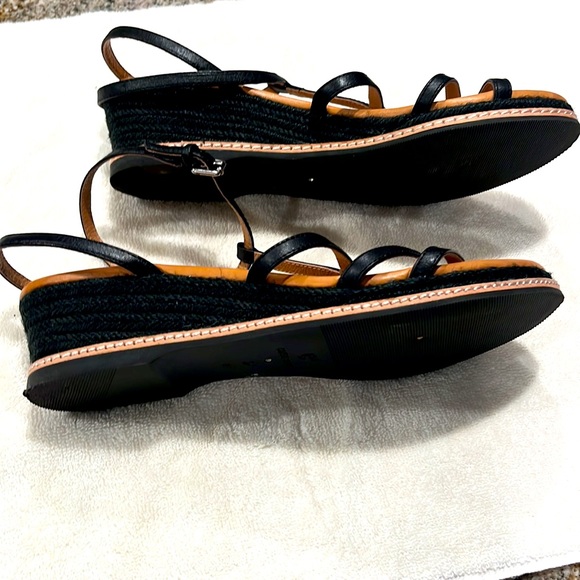 Wedge sandals, black Corso Como - Picture 3 of 6